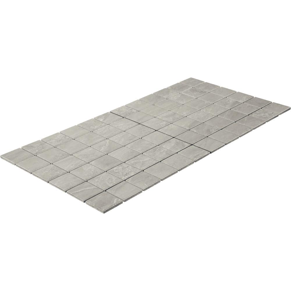 Daltile Bryne Mist 12 in. x 24 in. Glazed Ceramic Mosaic Tile (24 sq. ft./case)
