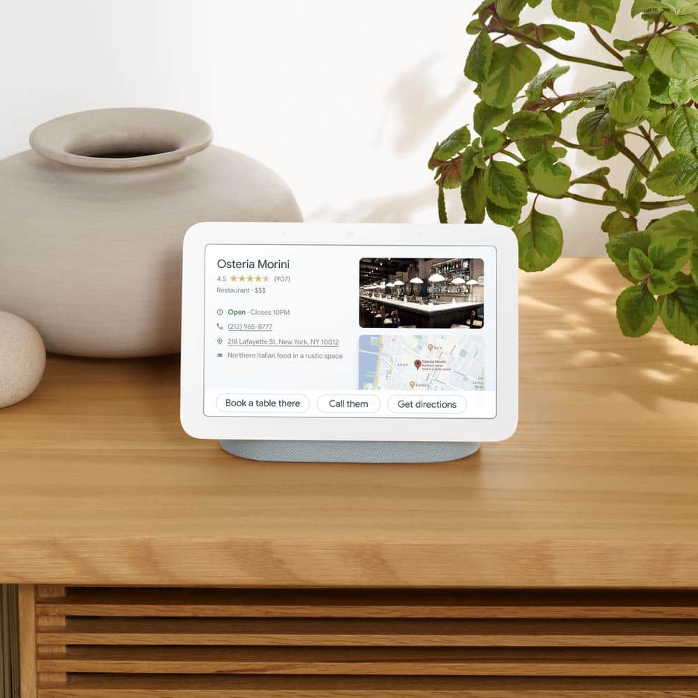Google Nest Hub 2nd Gen - Smart Home Speaker and 7 in. Display with Google Assistant - Mist