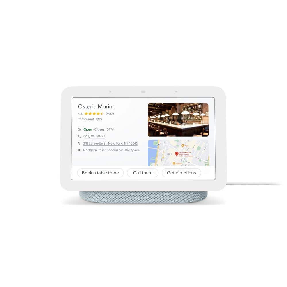 Google Nest Hub 2nd Gen - Smart Home Speaker and 7 in. Display with Google Assistant - Mist