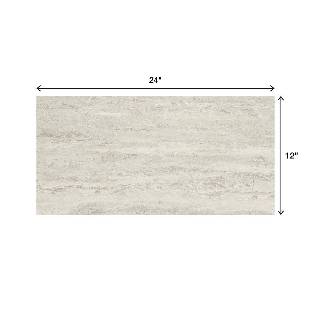 Marazzi Stonehollow Mist 12 in. x 24 in. Glazed Porcelain Floor and Wall Tile (15.6 sq. ft. / Case)