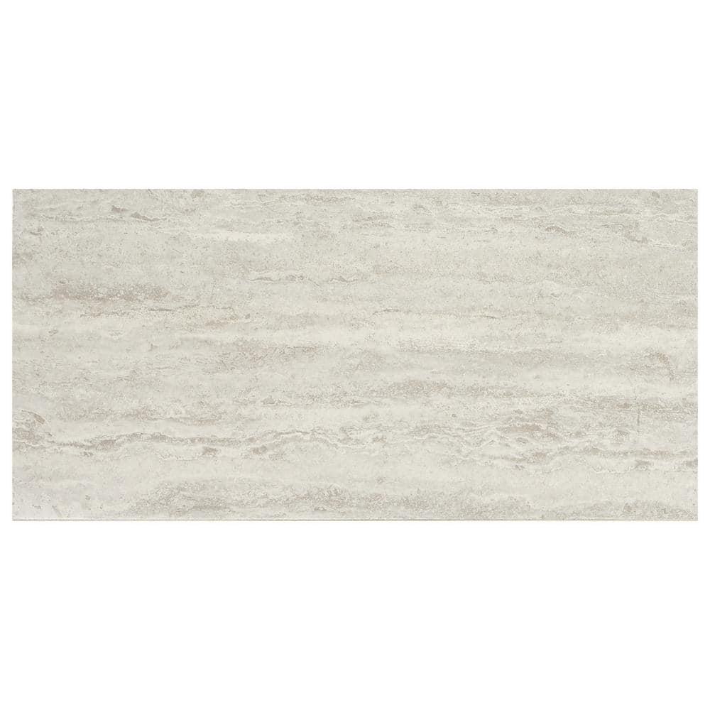 Marazzi Stonehollow Mist 12 in. x 24 in. Glazed Porcelain Floor and Wall Tile (15.6 sq. ft. / Case)