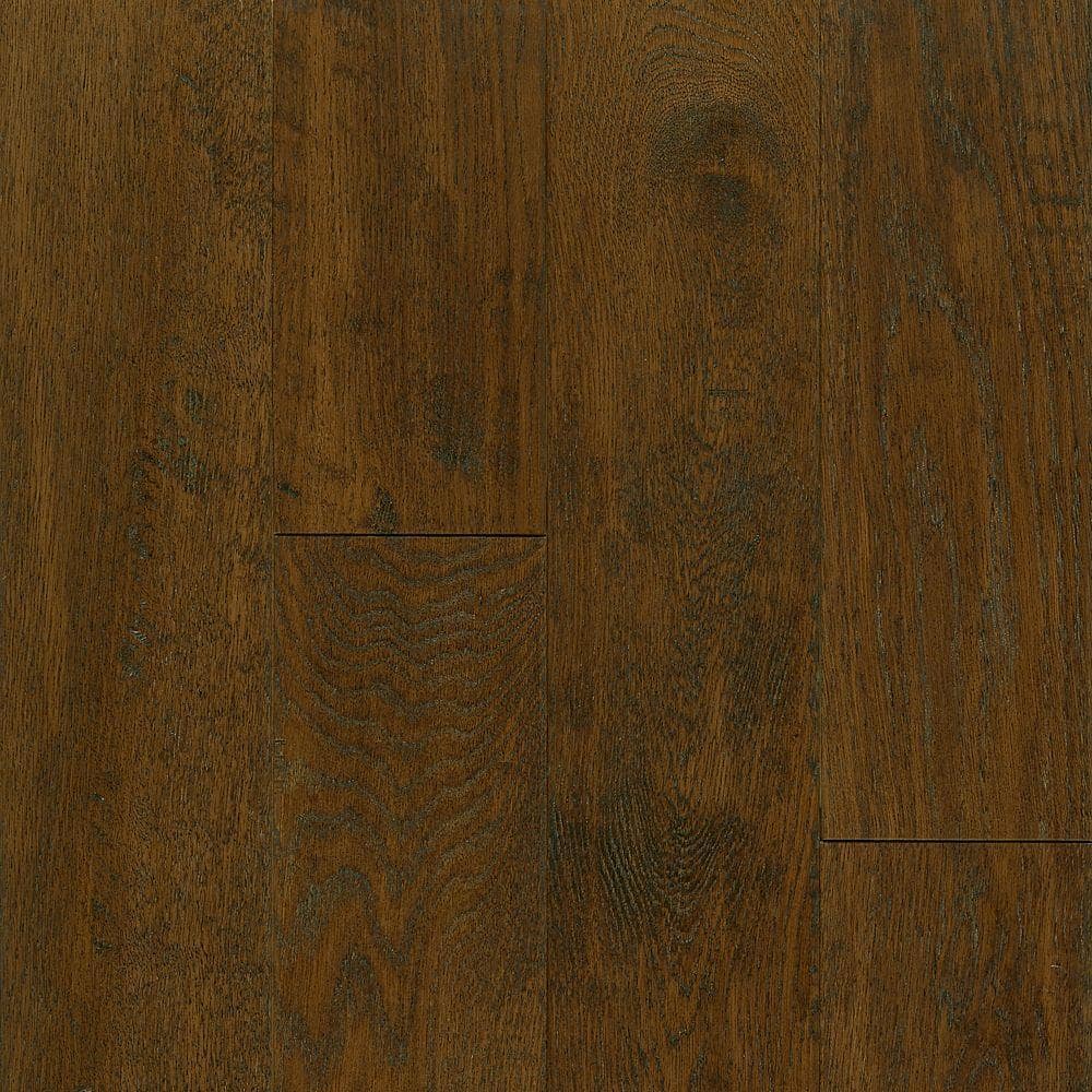 Bruce American Vintage Mocha Oak 3/8 in. T x 5 in. W T+G Hand Scraped Engineered Hardwood Flooring (25 sq.ft./ctn)
