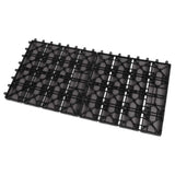 Pure Garden 0.97 ft. x 0.97 ft. Slate Composite Deck Tile in Mocha (30-Per Pack)