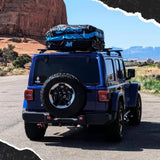 Mockins 84 in. x 39 in. x 6 in. Expandable Rooftop Cargo Carrier with 35 cu. ft. Waterproof Cargo Bag, Net, and Straps