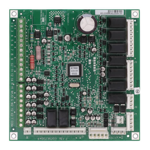 Trane MOD03196 control board - front view (Product Type: Control Board)