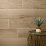 Modena Natural Beige 9 in. x 47 in. Matte Porcelain Floor Tile (11.75 sq. ft./Case)