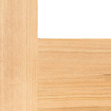 Krosswood Doors 32 in. x 96 in. Contemporary Hemlock 5-Lite Clear Low-E Glass Unfinished Wood Front Door Slab