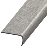 Modern Maven Moonlight Silver 1 in. T x 2 in. W x 94 in. L Stair Nose Molding