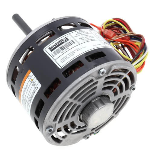 Trane MOT18970 motor - side view (Voltage: 115V; Horse Power: 1/5)