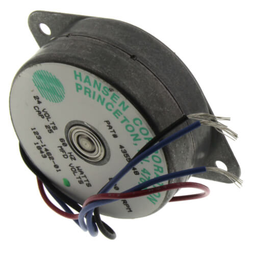 Trane MOT08841 hvac replacement part - side view (Voltage: 24V; RPM: 600)