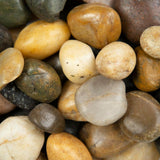 MSI Mixed Polished Landscape Pebbles, 1–2 in, 0.5 cu. ft. per 40 lb Bag (Pallet of 55 Bags)