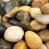 MSI Mixed Polished Landscape Pebbles, 1–2 in, 0.5 cu. ft. per 40 lb Bag (Pallet of 55 Bags)
