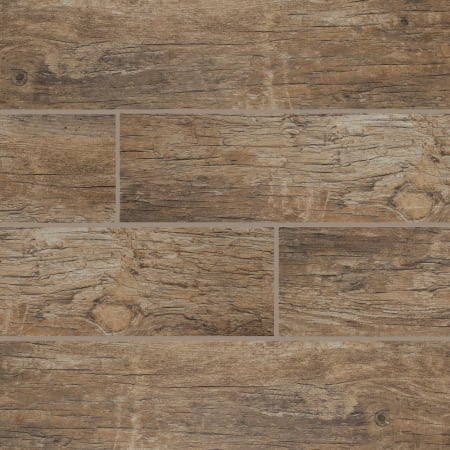 MSI Redwood Mahogany 6 in. x 24 in. Matte Porcelain Floor and Wall Tile (10 sq. ft. / case)