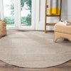 Safavieh Montauk Bicheno 2 x 6 Ivory/Anthracite Indoor Stripe Coastal Handcrafted Runner