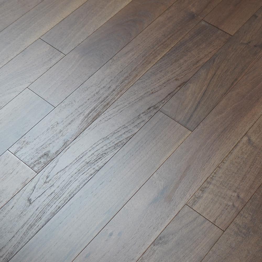 Dekorman Muenchen Walnut 1/2 in. T x 5 in. W Tongue and Groove Smooth Texture Engineered Hardwood Flooring (26.25 sq. ft./Case)