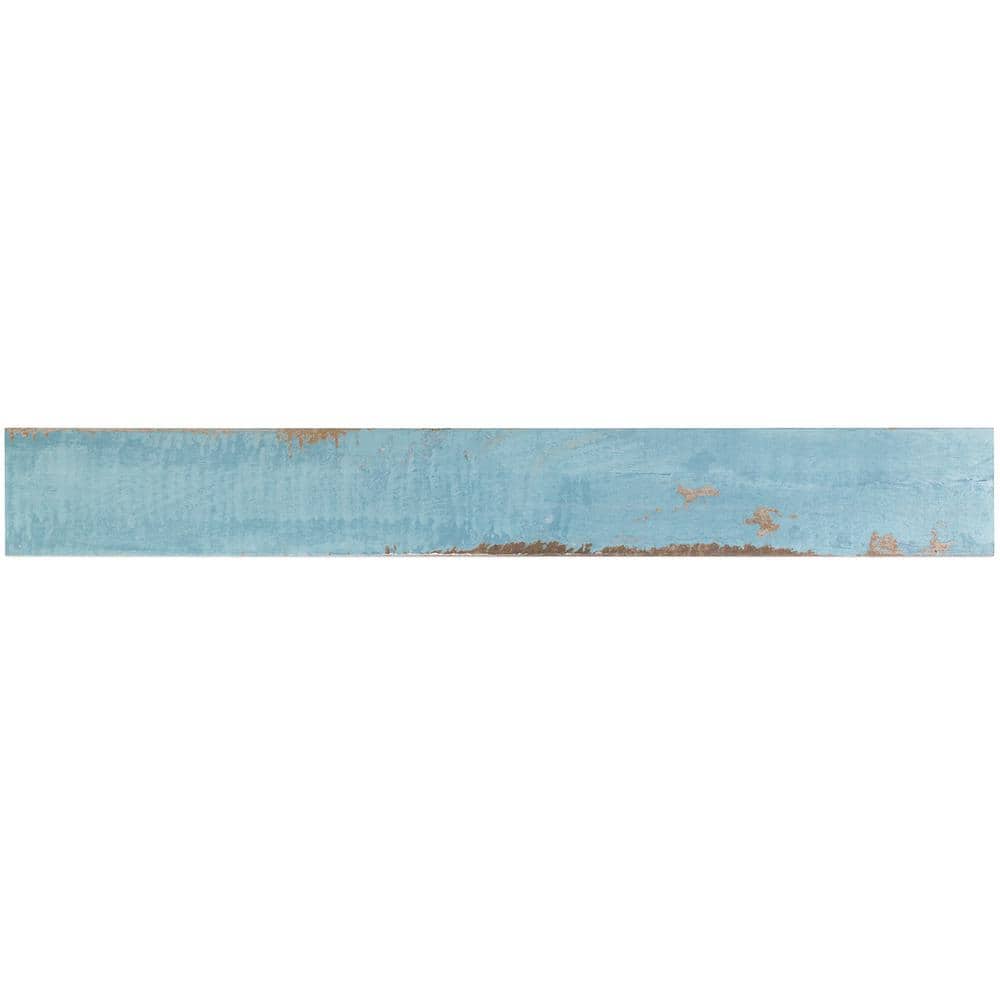 Ivy Hill Tile Cypress Multi-Color 4 in. x 32 in. x 9 mm Matte Wood Look Ceramic Wall Tile (12-Piece/10.91 sq. ft./Case)