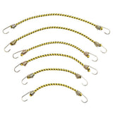 Keeper Mini Bungee Cords Assorted Lengths (2x 6 in., 2x 8 in., 2x 10 in.) - 6 Pack