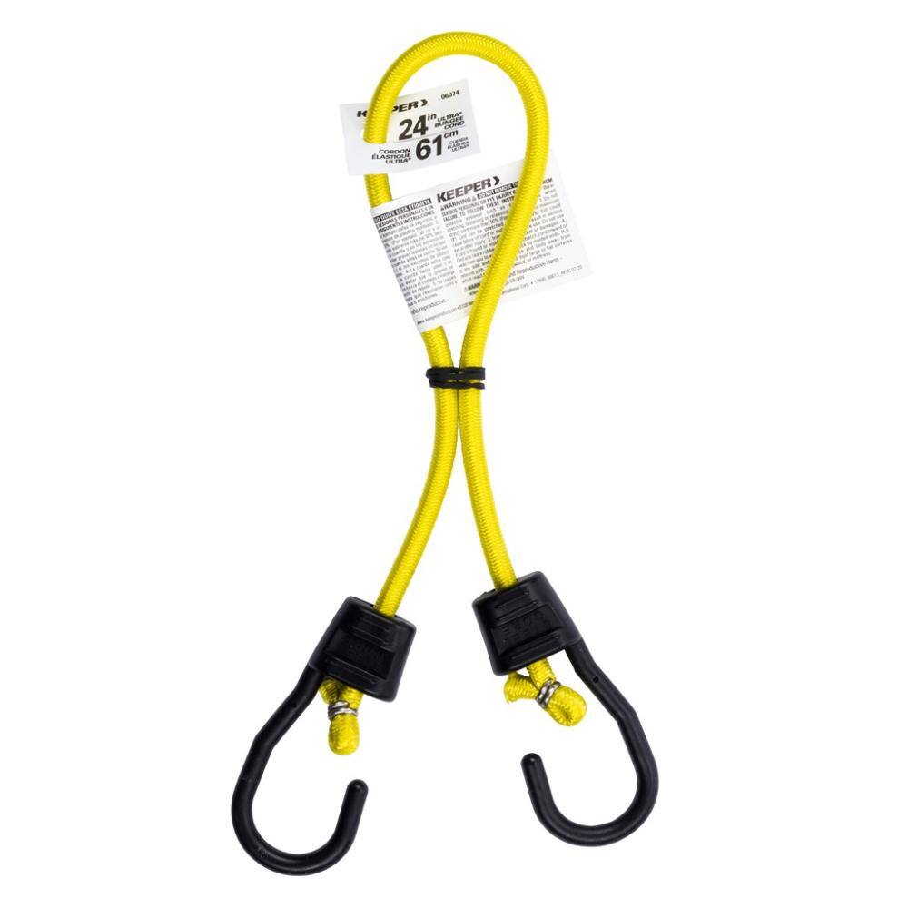 Keeper 24 in. Ultra Bungee Cord with Hooks
