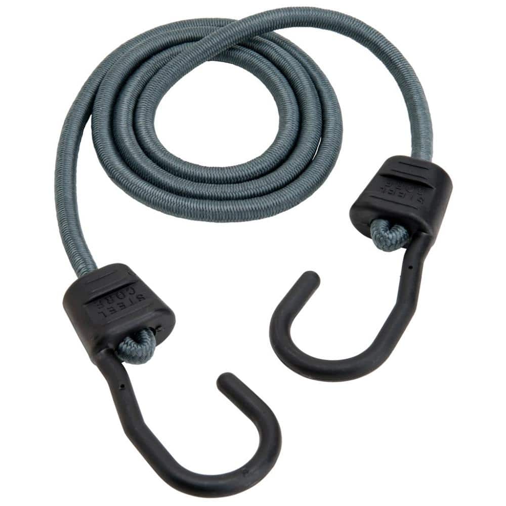 Keeper 48 in. Ultra Bungee Cord with Coated Hooks