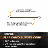 Keeper 32 in. Flat Camo Ultra Bungee Cord with Hooks