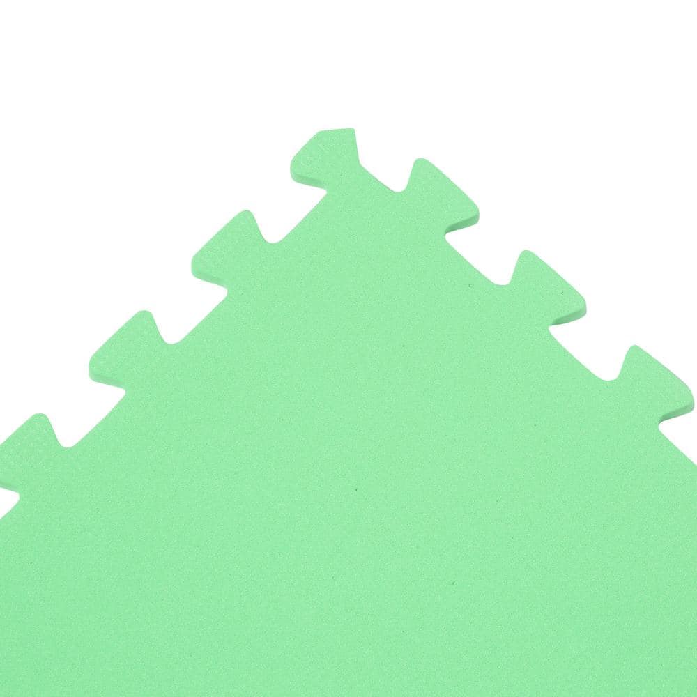 Norsk Multicolor 24 in. x 24 in. EVA Foam Solid Color Multi-Purpose Interlocking Tile (16-Tile)