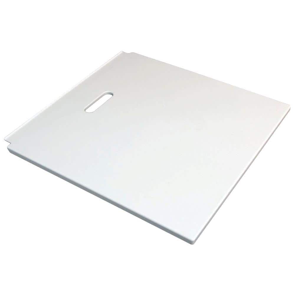 MUSTEE Utilatop White Laundry Tub Top Cover - 20" x 20"