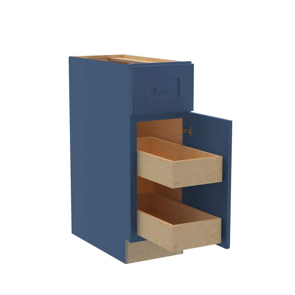 Home Decorators Collection Grayson Mythic Blue Kitchen Cabinet