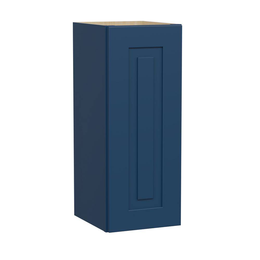 Home Decorators Collection Grayson Mythic Blue Plywood Wall Kitchen Cabinet