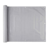 NATURAE DECOR 35 in. Privacy Balcony Screen��in Light Gray