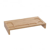 Lavish Home 23.8 in. x 12 in. x 3.5 in. Bamboo Monitor Stand and Desktop Organizer