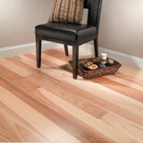 Blue Ridge Hardwood Flooring Natural Hickory 3/8 in. T x 5 3/8 in. W Click Lock Wire Brushed Engineered Hardwood Flooring (22 sq. ft./Case)