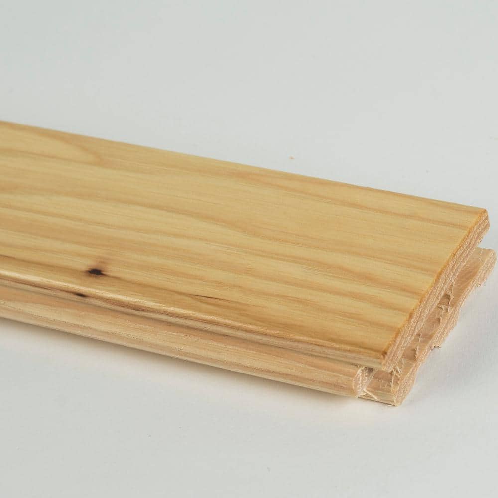 Blue Ridge Hardwood Flooring Natural Hickory 3/4 in. T x 2-1/4 in. W Smooth Solid Hardwood Flooring (24 sq.ft./case)