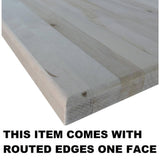 Unbranded 1-1/2 in. x 30 in. x 60 in. Allwood Birch Project Panel/Island/Table Top with Routed Edges on One Face