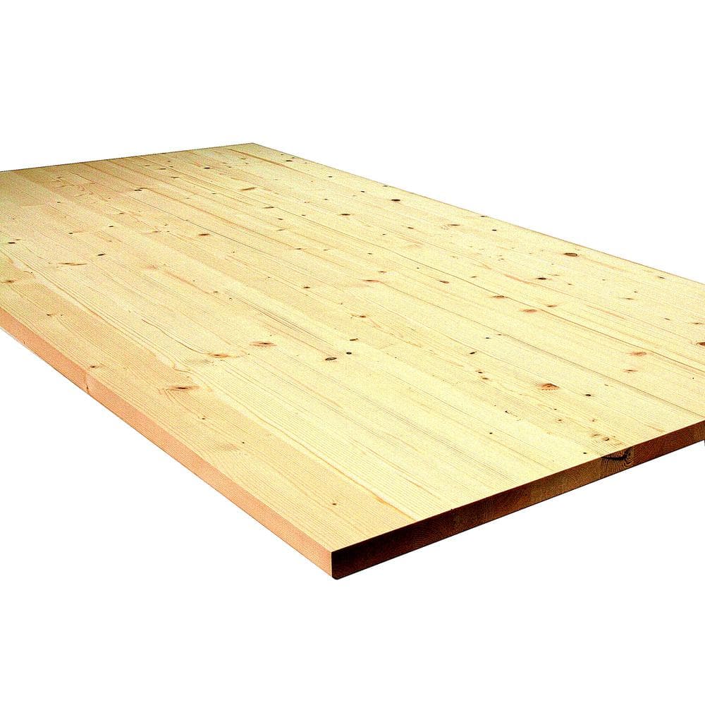 1 in. x 18 in. x 84 in. Allwood Pine Project Panel, Table / Island Top