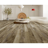 Montserrat Summa Natural Chestnut 14 mm T x 7.75 in. W HDF Waterproof AC5 Click Lock Laminate Wood Flooring (23.09 sq. ft./case)