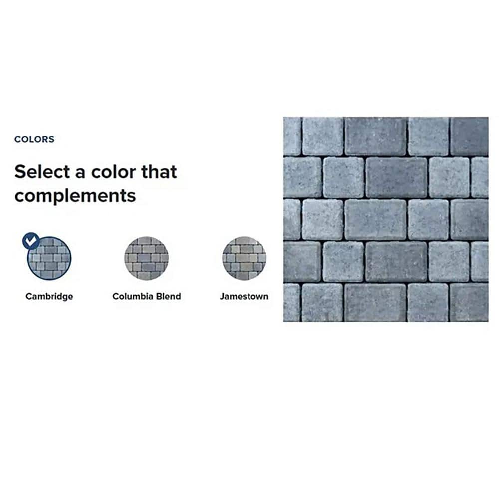 Camino ecoGreen 6x6 Square Pavers the World's First Low Carbon, Water Permeable Paver System (378-pcs / 103.6 sq. ft.