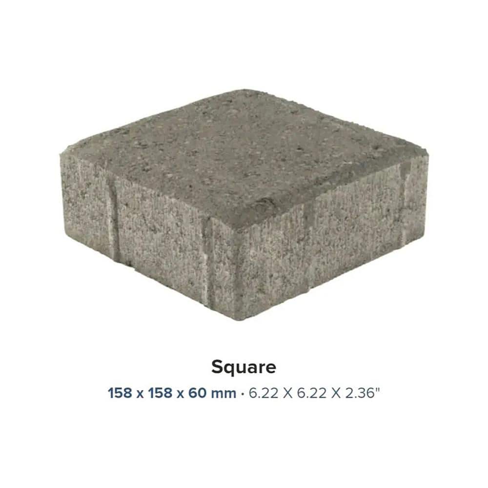 Camino ecoGreen 6x6 Square Pavers the World's First Low Carbon, Water Permeable Paver System (378-pcs / 103.6 sq. ft.