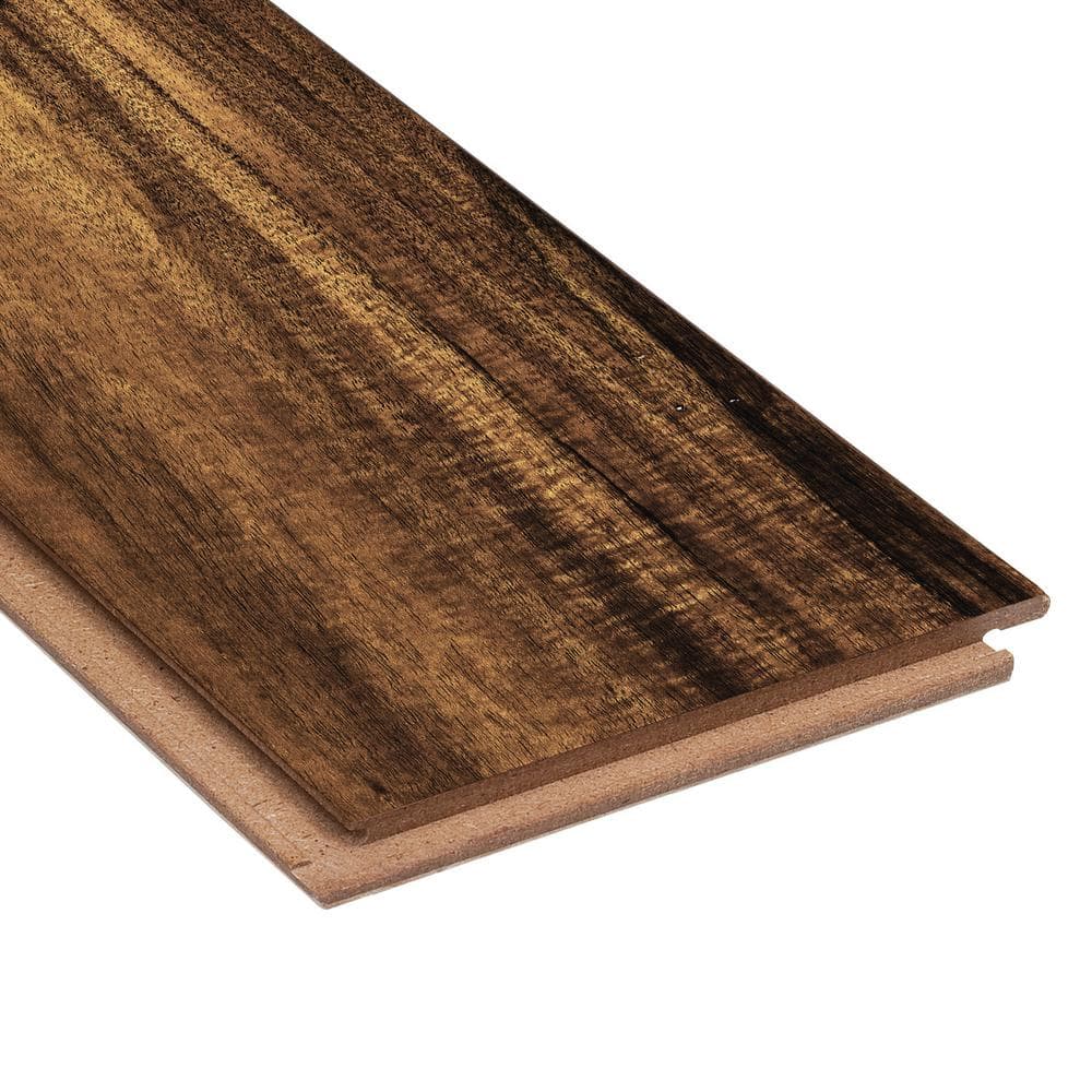 HOMELEGEND Natural Acacia 3/8 in. T x 5 in. W Hand Scraped Engineered Hardwood Flooring (26.3 sqft/case)