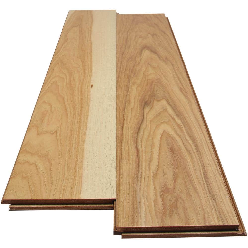 HOMELEGEND Natural Hickory 3/8 in. T x 5 in. W Wire Brushed Engineered Hardwood Flooring (19.7 sqft/case)