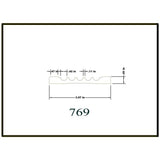 HOUSE OF FARA 769 - 1/2 in. x 4 in. x 7 ft. Basswood Wood Fluted Casing Molding