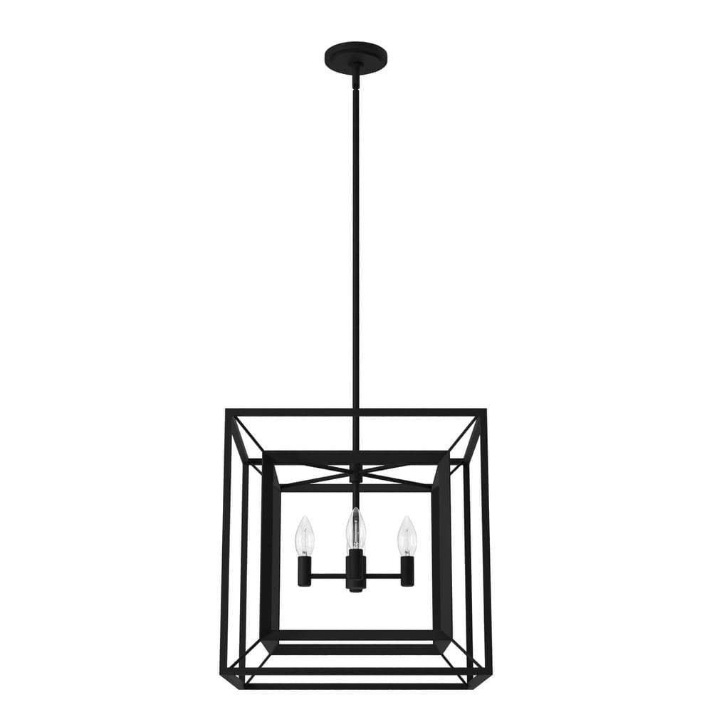 Hunter Doherty 4-Light Natural Iron Island Chandelier