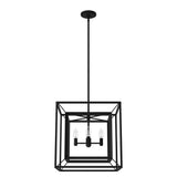 Hunter Doherty 4-Light Natural Iron Island Chandelier