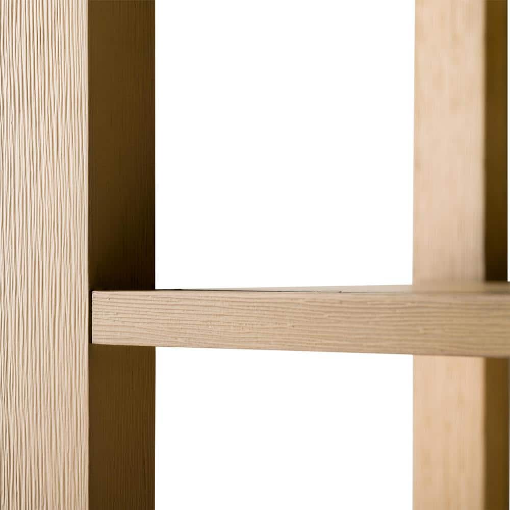 Vanity Art 21 in. W x 17 in. D x 72 in. H Brown MDF Floor Standing Linen Cabinet with Soft Close Door in Natural Oak/BN