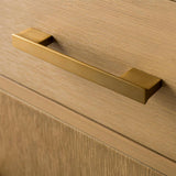 Vanity Art 21 in. W x 17 in. D x 72 in. H Brown MDF Floor Standing Linen Cabinet with Soft Close Door in Natural Oak/GB