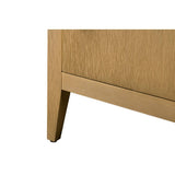 Vanity Art 21 in. W x 17 in. D x 72 in. H Brown MDF Floor Standing Linen Cabinet with Soft Close Door in Natural Oak/GB