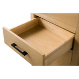 Vanity Art 21 in. W x 17 in. D x 72 in. H Brown MDF Floor Standing Linen Cabinet with Soft Close Door in Natural Oak/MB