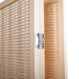6 ft. Natural Tall Room Divider Weave Fiber Folding Privacy Screens (6-Panel)