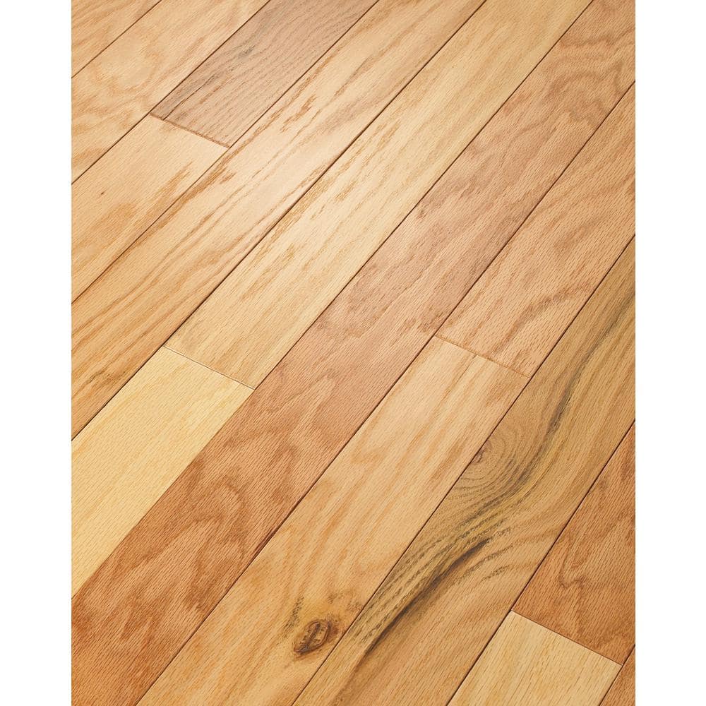 Shaw Bradford 3 Natural Red Oak 3/8 in. T X 3.25 in. W Tongue and Groove Engineered Hardwood Flooring (23.76 sq.ft./case)