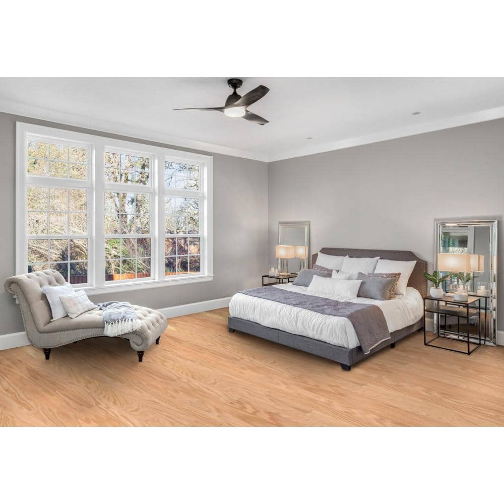 Shaw Bradford 3 Natural Red Oak 3/8 in. T X 3.25 in. W Tongue and Groove Engineered Hardwood Flooring (23.76 sq.ft./case)