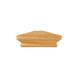 Protectyte Miterless 5 in. x 5 in. Untreated Wood Pyramid Slip Over Fence Post Cap